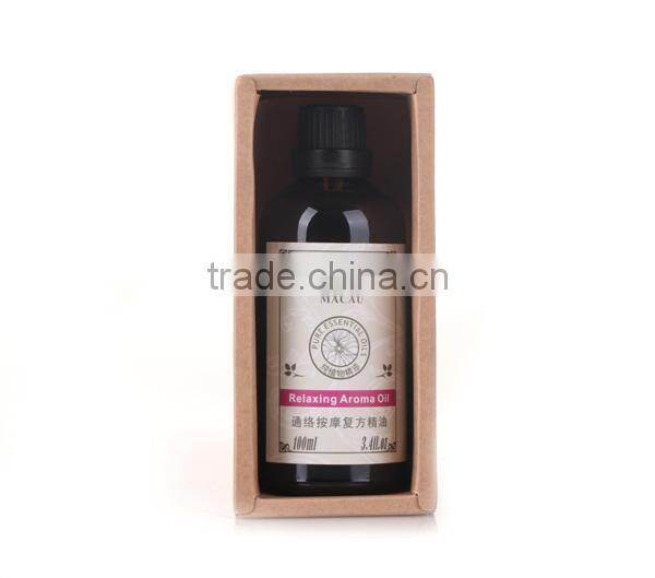 relieve tension relax body aroma oil essential oil massage