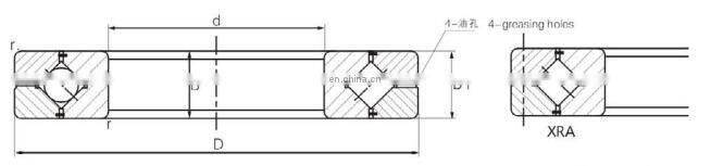 High presion Cross roller bearing CRA17013 XRA17013