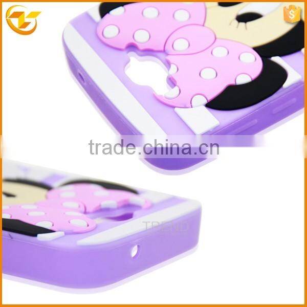 cartoon silicon cover for alcatel one touch pop c7