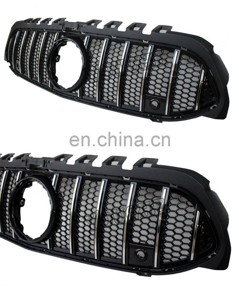 ABS front grille mesh hood for Mercedes Benz A class W177 2018+