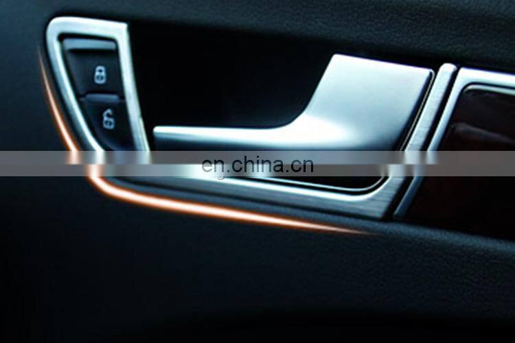 Inner Door Handle Frame Cover Trim For Audi A4 B8 Car Styling best selling car accessories 4pcs