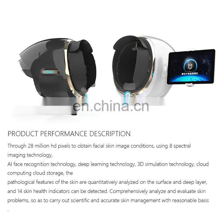 2022 HOT skin and hair analyzer/smart skin analyzer skin+analyzer/3d skin analyzer facial skin analyzer machine