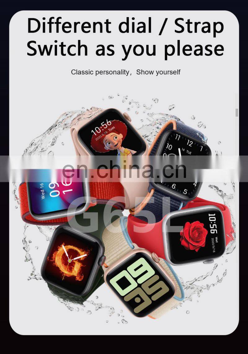 G65L New Smart Watch Men Women Dial Call Sports Heart Rate Monitor Round Smart Watches IOS & Android Smart Watch