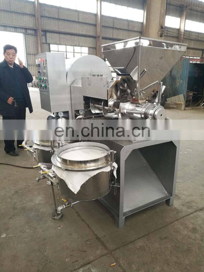 Stainless steel vertical type screw olive oil pressing machine/olive oil extraction machine