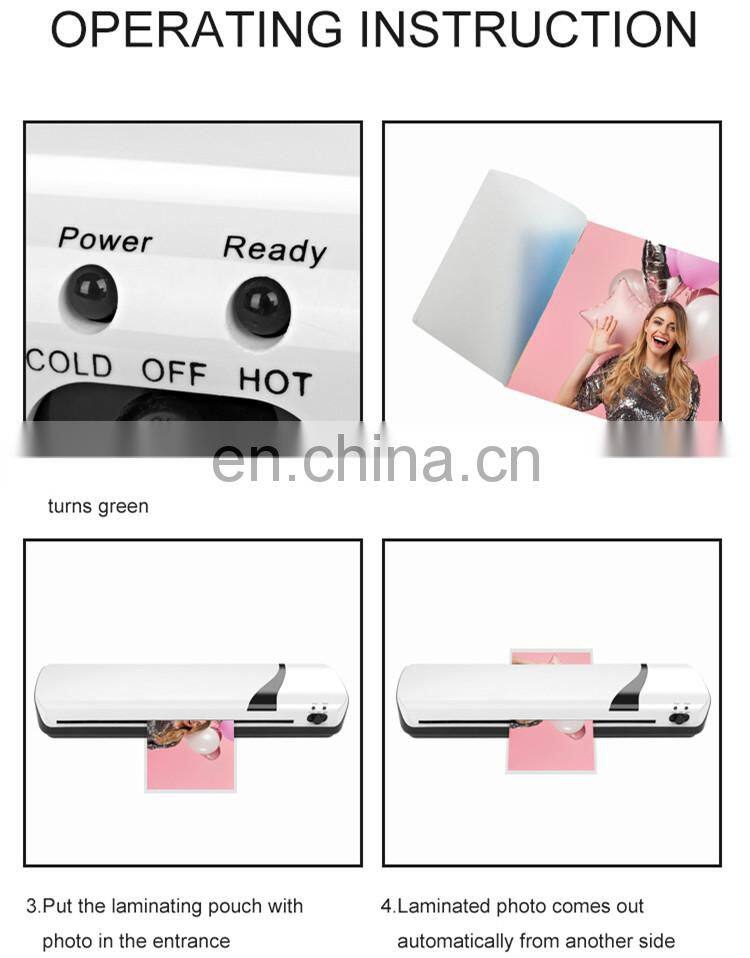 Thermal Laminator 2 Roller System for a Professional Finish Use for Home Office or School Suitable for use with Photos