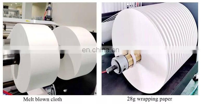 Adhesive Stick Label Paper Roll Slitting Rewinding Rewinder Machine With Counter and Tension Controller