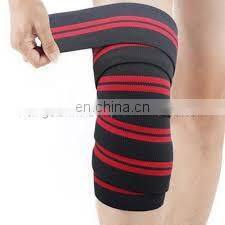 Elastic Breathable Knee Pain Relief Straps Support Wraps Gym Squat Lifting Knee Brace Compression Bandage Sleeve