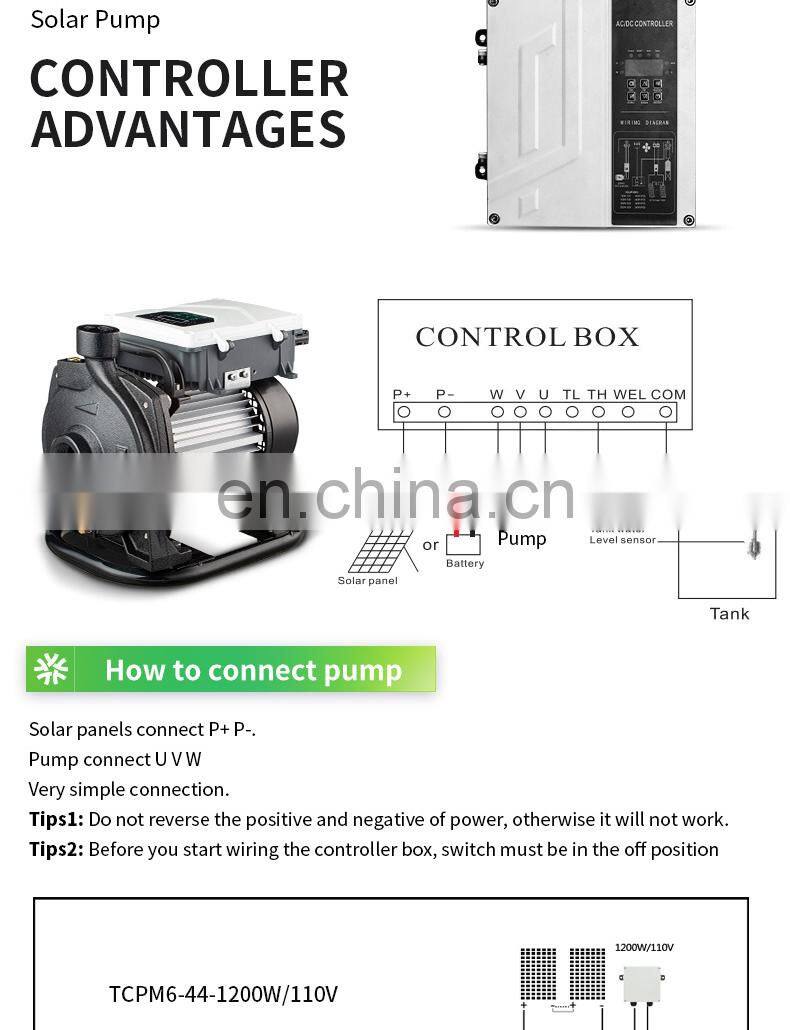 New Energy Saving Solar Surface Centrifugal Water Pump For Agriculture