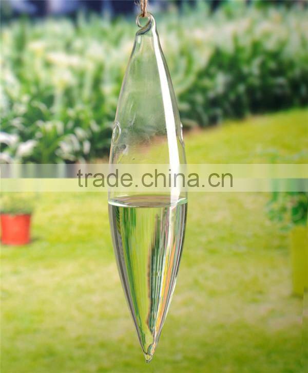 hanging clear glass vases wholesale