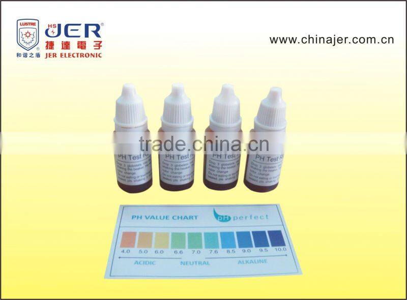 factory supply best quality PH water test liquid reagent with EBO certification