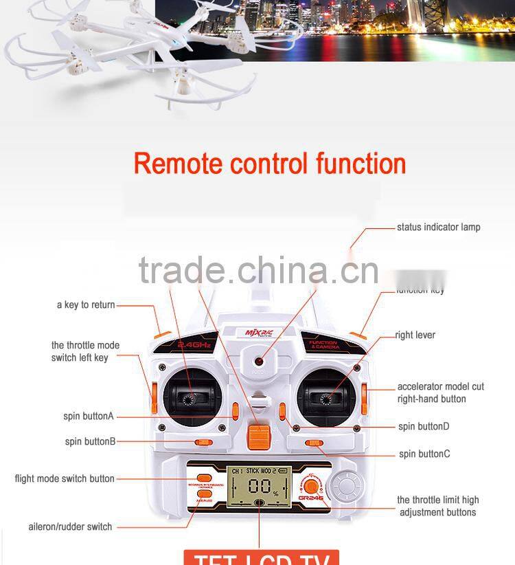 New arriving! MJX X600 drone Upgrade 2.4G 6 Axis RC Quadcopter Can Add C4002 & C4005( wifi FPV) Camera CF mode drone