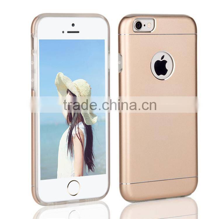 2016 New design mobile case for iphone 6s plus ,unique dual layer aluminum +tpu cases for iphone 6s plus multi color