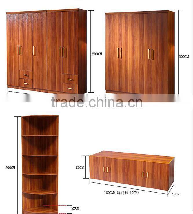 2015 hottest sale wooden wardrobe design