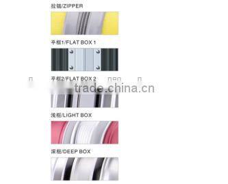 trend leisure yellow ABS trolley luggage suitcase carry on airport luggage supplier