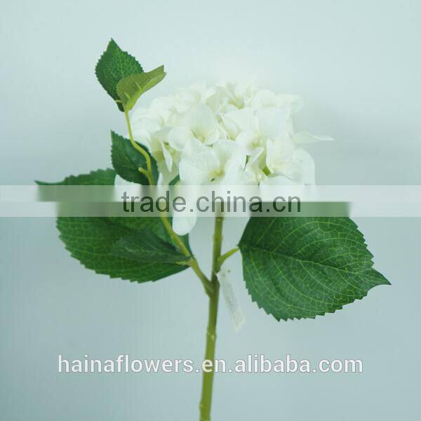 High quality pure handmade fabric colorful artificial hydrangea flower wholesale