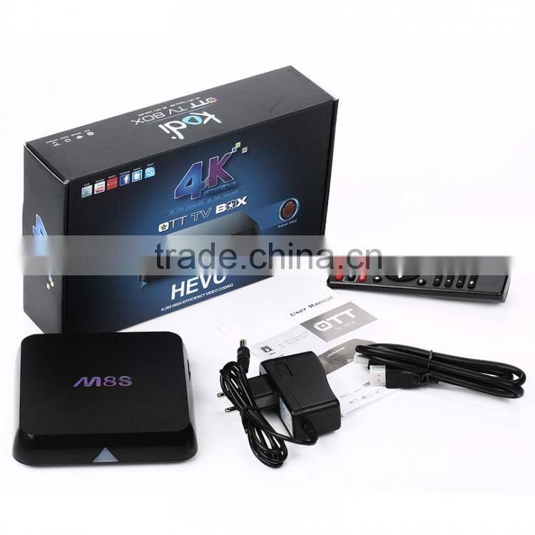 1080P Output WiFi Bluetooth OTT M8S Android Smart TV Box Android