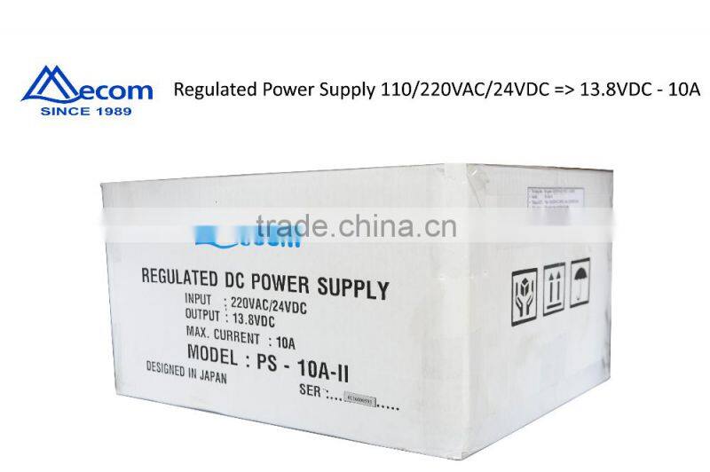 Regulated Marine Power Supply for VHF/UHF transceiver PS-10A Input 110/220VAC/24VDC