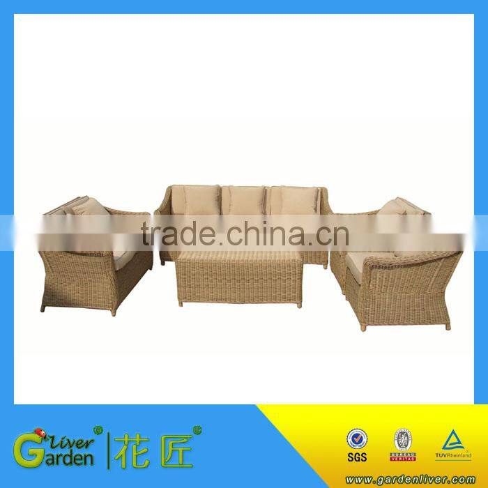 garden outdoor furniture antique rattan modern wicker sofa set