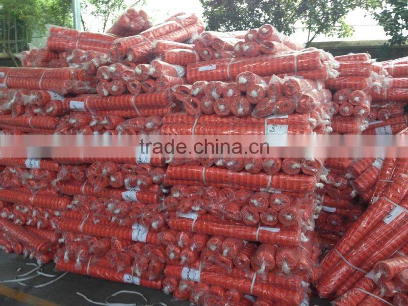Plastic Orange Safety fence netting / barrier fencing mesh