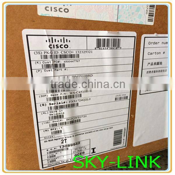 New in box Catalyst chassis WS-C4510R-E with good price