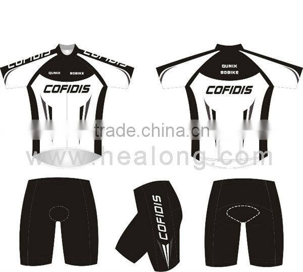 Custom Printed Bike Clothing Cool Pass Compression Jerseys