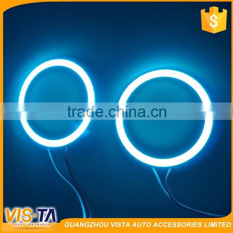 RGB color 131mm, 146mm 5050 SMD RGB Angel Eye headlights For BMW E36 E38 E39 E46