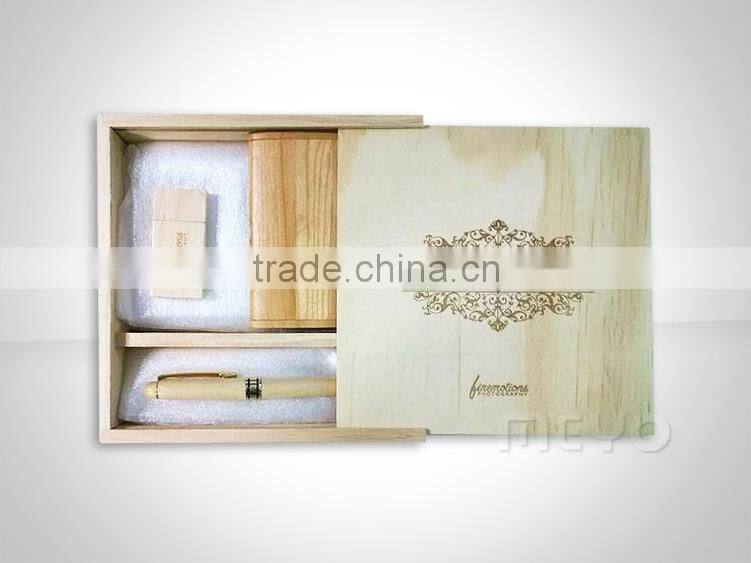 Wedding wooden box gift set