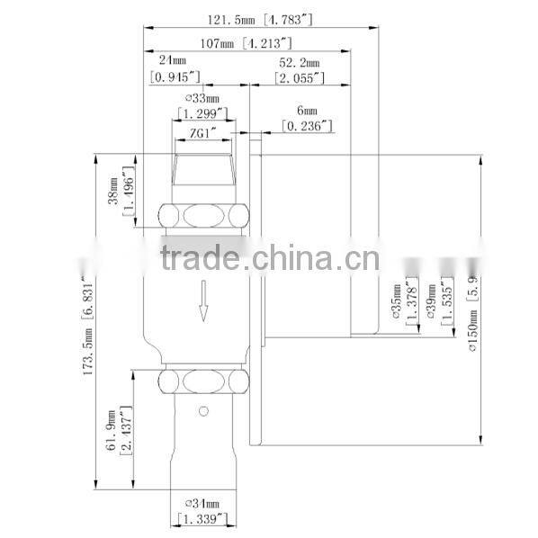 High Quality Brass Toilet Urinal time delay flush valve