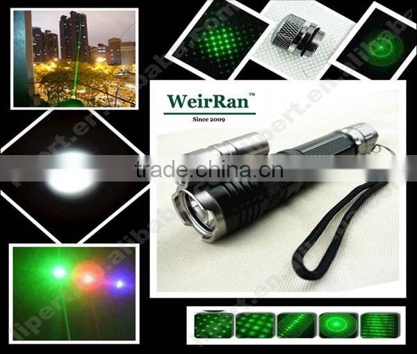 (120070) High quality factory price green led flashlight