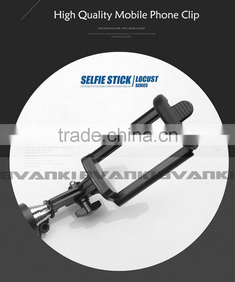 Mini selfie stick 2015 new product foldable wired selfie stick for smart phone distributors canada