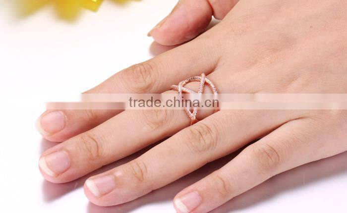2015 Newest Autumn Sterling Silver Ring CZ and jewelry 925 silver and new fashion silver ring