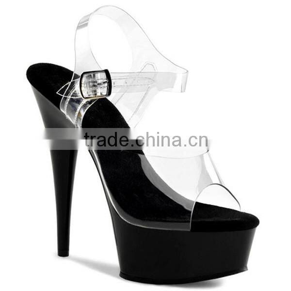 Latest Transparent Pole Dance Shoes Extoic Gladiator Shoes Ladies Sexy Party Clubbing Heel Shoes Elegant Formal Dress Shoes