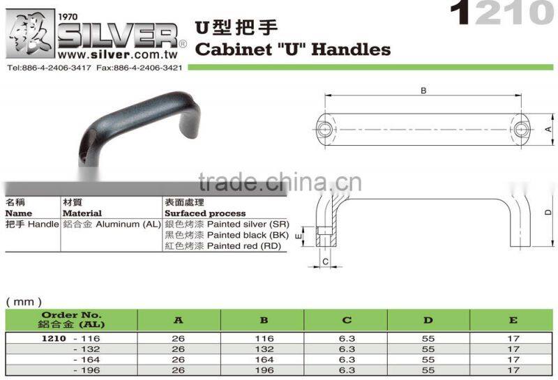For CNC Lathes Parts Taiwan Color Aluminum Cabinet U Handles