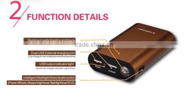Portable Hand warmer+Power bank,2 in 1 multifunctional portable power bank 6000mah F6003