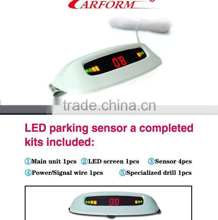 China factory wholesale stick on parking sensor with high quality waterproof sensor and buzzer switch