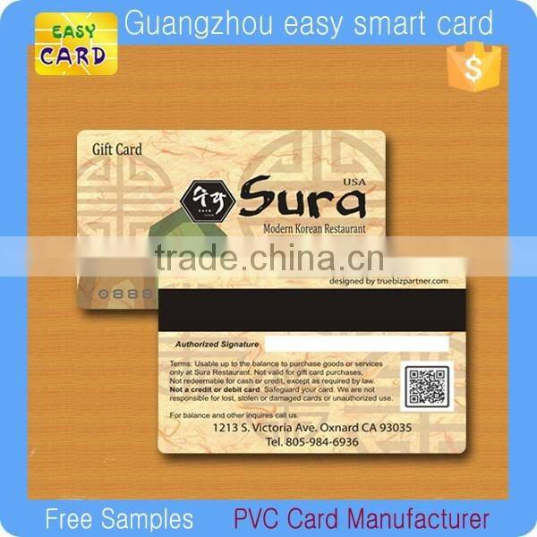 CR80 full color printing plastic card uv business card with uv QRr code and uv barcode