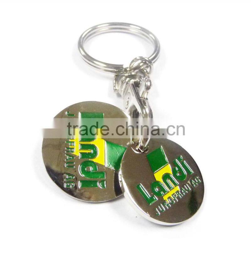 Custom Cheap Keychains Zinc-alloy Skull Metal Keychain for gift