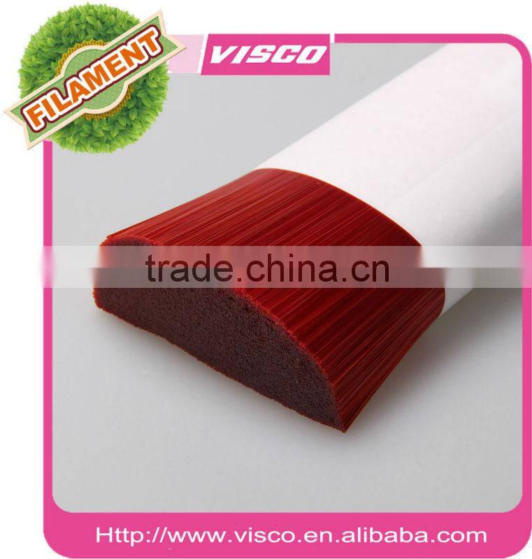 Visco plastic broom bristle