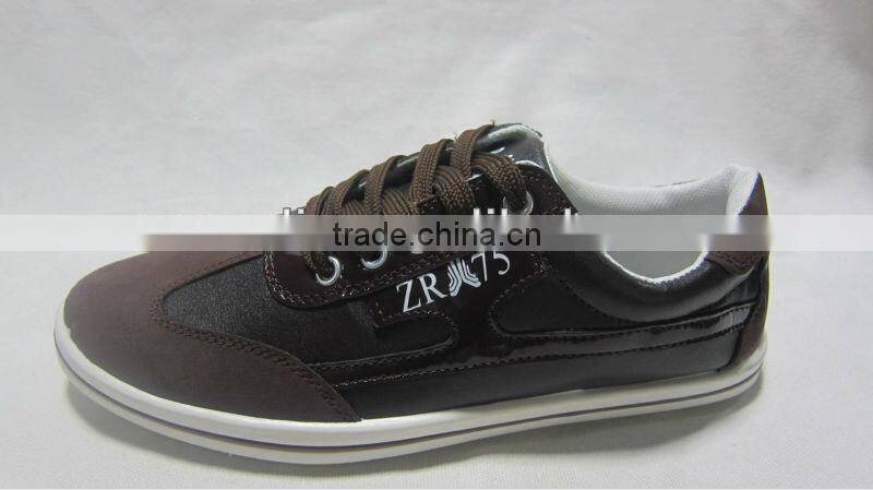 2013 new mens fashion casual shoes with PU upper & PVC outsole shoes for men in stock