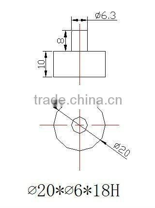 Square Metal Pipe Fitting Plug With Thread,Rubber/plastic stopper for automobile