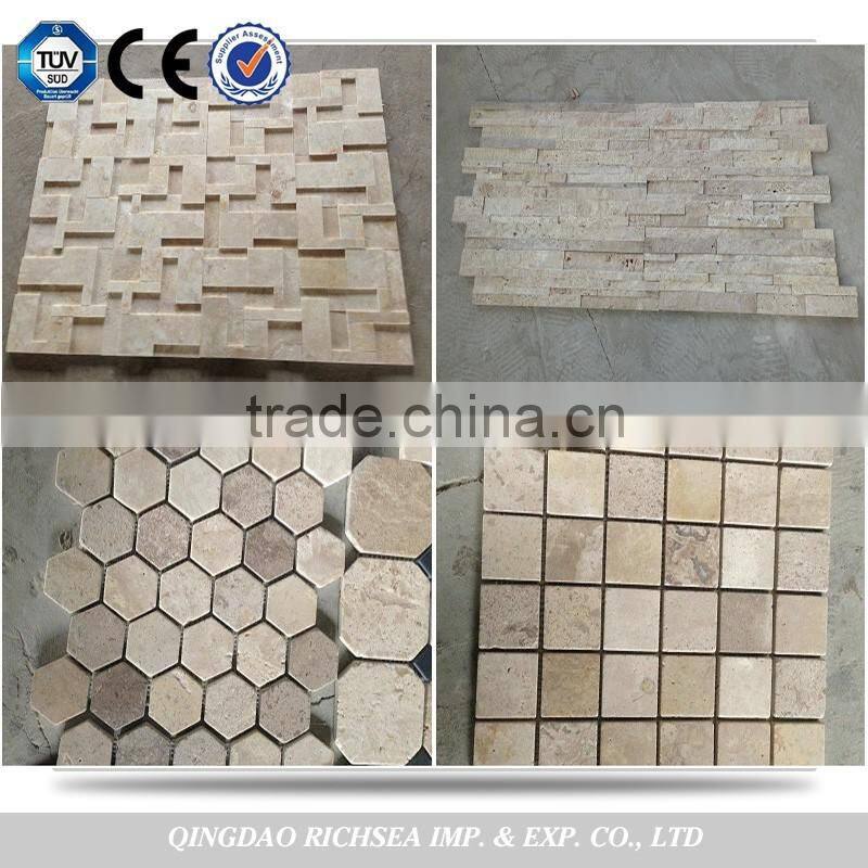 Dark color 60*60 travertine tiles