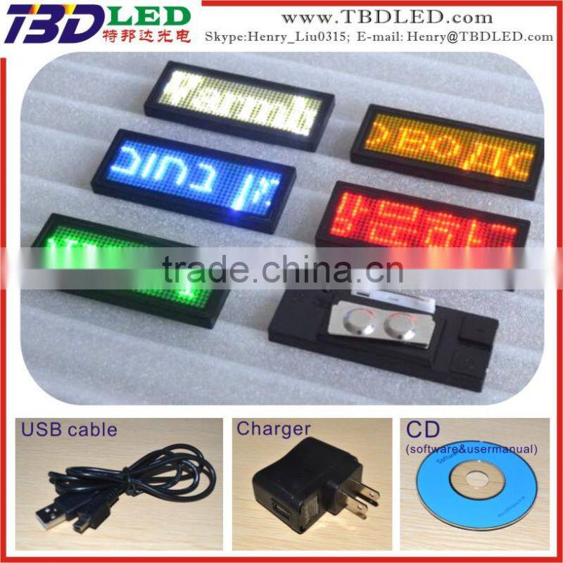 green mini led message sign