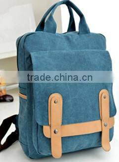 new design canvas laptop backpack for girls