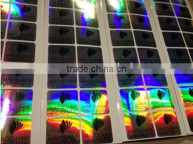 Custom hologram sticker for sale