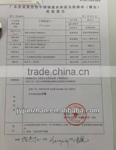 Cheap chopsticks and spoon sets made in China ( With blue flower stick on)