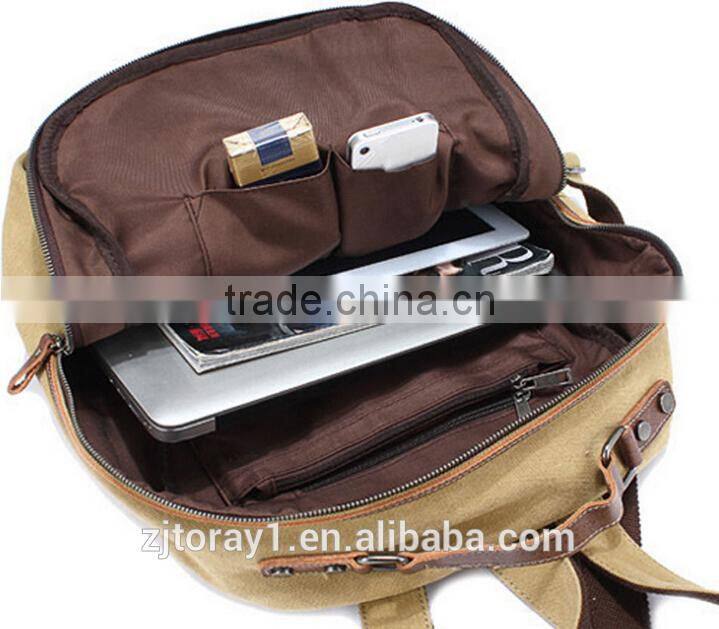Women/Men's Laptop Rucksack Bags Canvas Travel Schoolbag