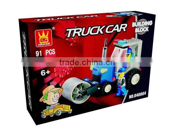 kid intelligence toy truck building blocks monster truck toy
