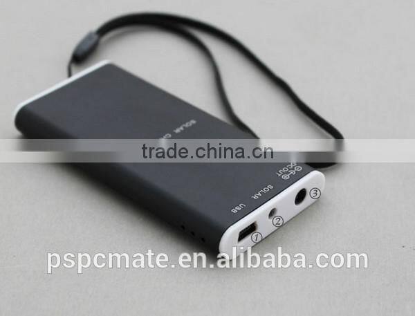 Black 1200mah Solar Battery Panel Charger For Smart Phone, Camera, MP3/MP4, PDA