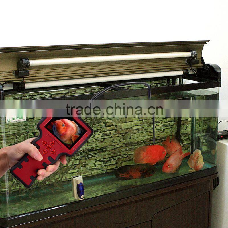 3.9mm Endoscope AV Zoom Borescope 1m Video DVR Recordable 3.5" Inspection Camera