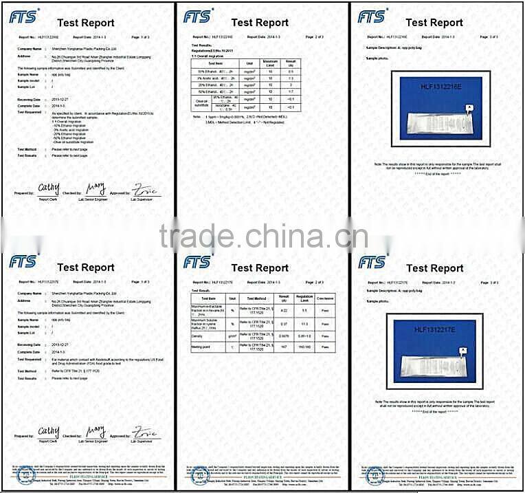 plastic washing powder packaging bag